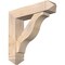 Ekena Millwork Funston Arts and Crafts Smooth Bracket w/ Offset Brace, Douglas Fir, 7 1/2"W x 32"D x 32"H BKT0806X32X32FST03SDF - alternate 1